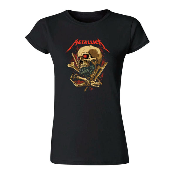 Playera Mujer Rock Metallica Cráneo 719.0N