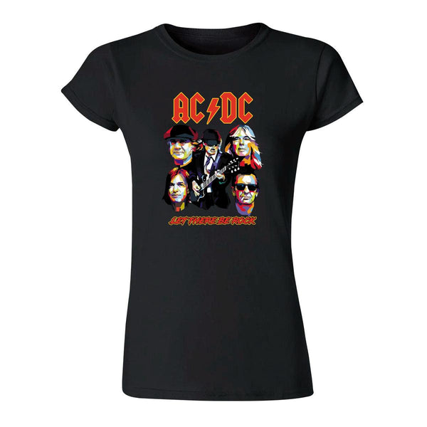 Playera Mujer Rock AC/DC Let there be rock 840N