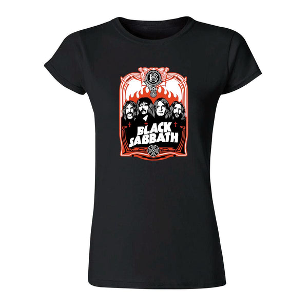 Playera Mujer Rock Black Sabbath Banda 869N