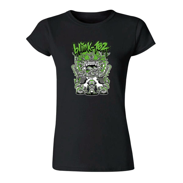 Playera Mujer Rock Blink-182 Ilustración Punk 871N