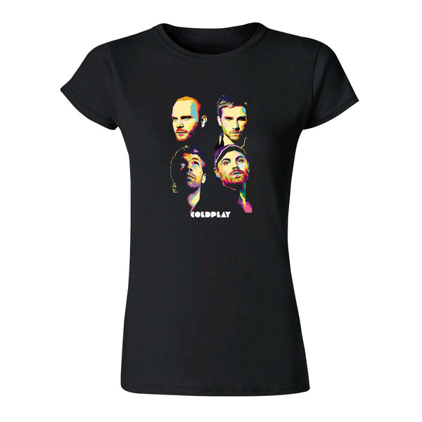 Playera Mujer Rock ColdPlay Ilustración 885N