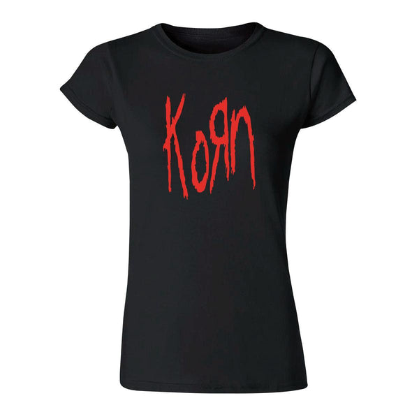 Playera Mujer Rock Korn Logo 901N