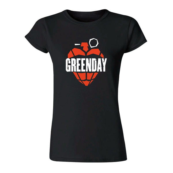 Playera Mujer Rock Green Day Logo 911N