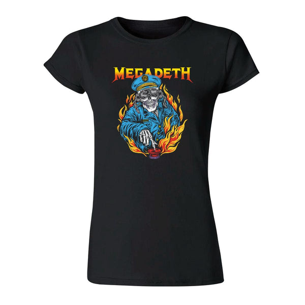 Playera Mujer Rock Megadeth Póster 935N