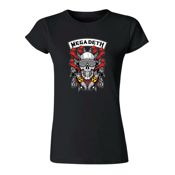 Playera Mujer Rock Megadeth Ilustración 937N