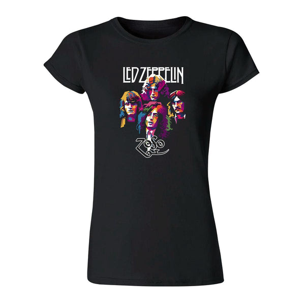 Playera Mujer Rock Led Zeppelin Ilustración Zoso 942N