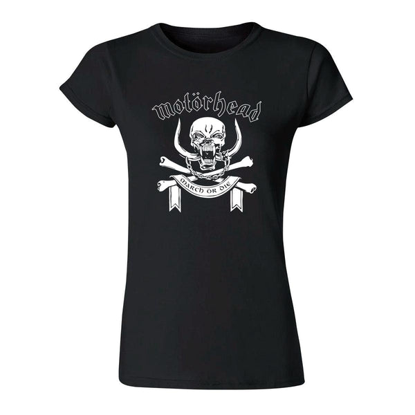 Playera Mujer Rock Motorhead March or die 950N