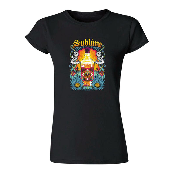 Playera Mujer Rock Sublime Ilustración 996N