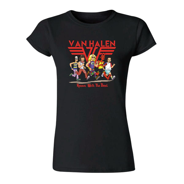 Playera Mujer Rock Van Halen Running with the devil 1005N