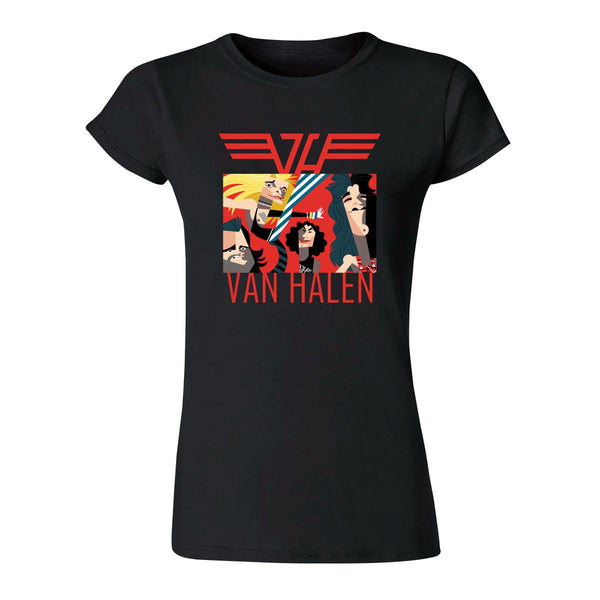 Playera Mujer Rock Van Halen Póster 1007N