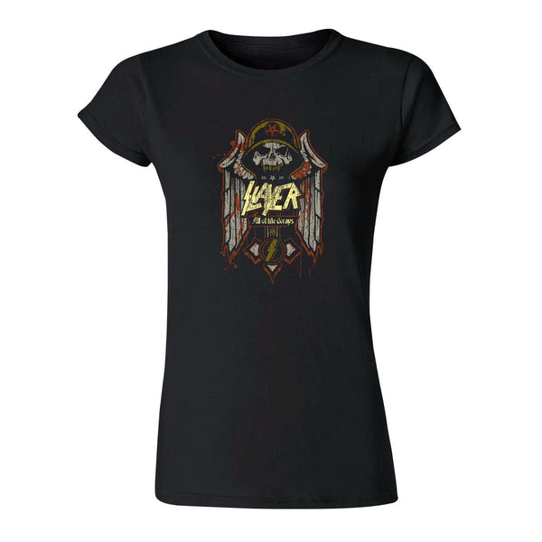 Playera Mujer Rock Slayer All of life decays 1016N