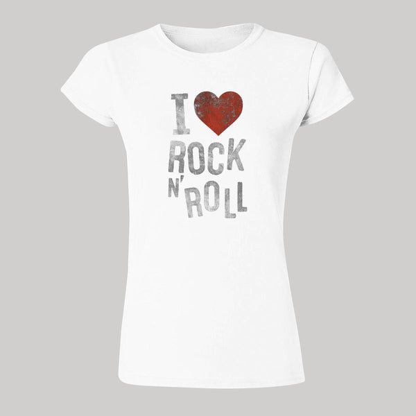 Playera Mujer Rock I Love Rock and roll 000613B