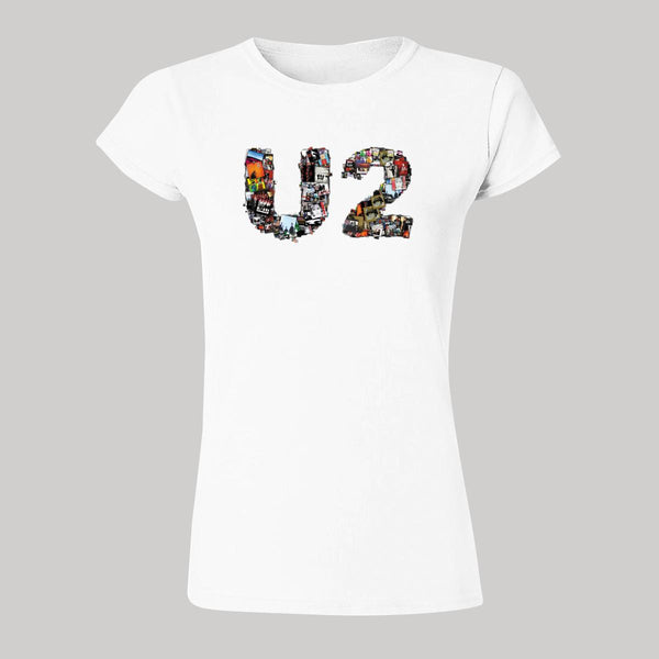 Playera Mujer Rock U2 Portadas Discos 000620B