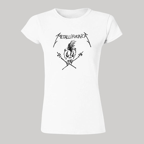 Playera Mujer Rock Metallica Metallifukinca Tour 722B