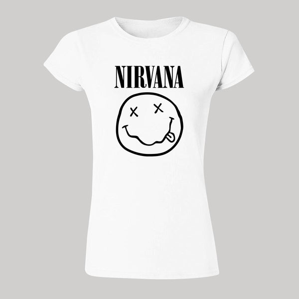 Playera Mujer Rock Nirvana Smiley 727B