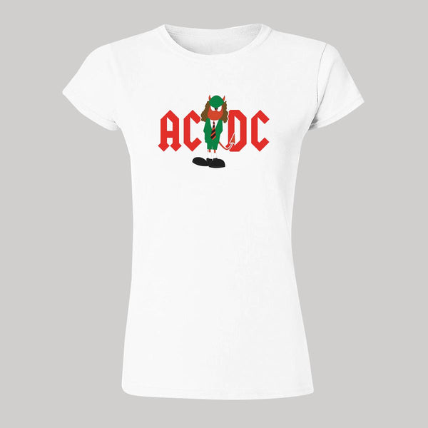 Playera Mujer Rock AC/DC Angus young 839B