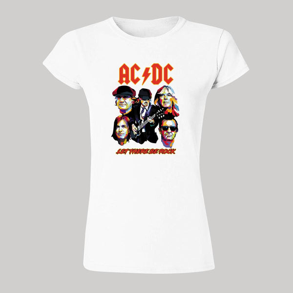 Playera Mujer Rock AC/DC Let there be rock 840B