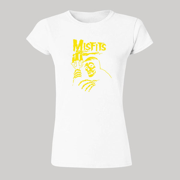 Playera Mujer Rock Misfits Esqueleto 850B