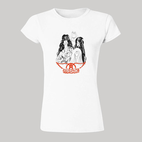 Playera Mujer Rock Aerosmith Cartoon Art 853B