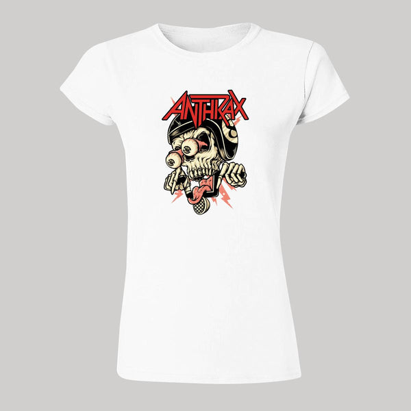 Playera Mujer Rock Anthrax Calavera 858B