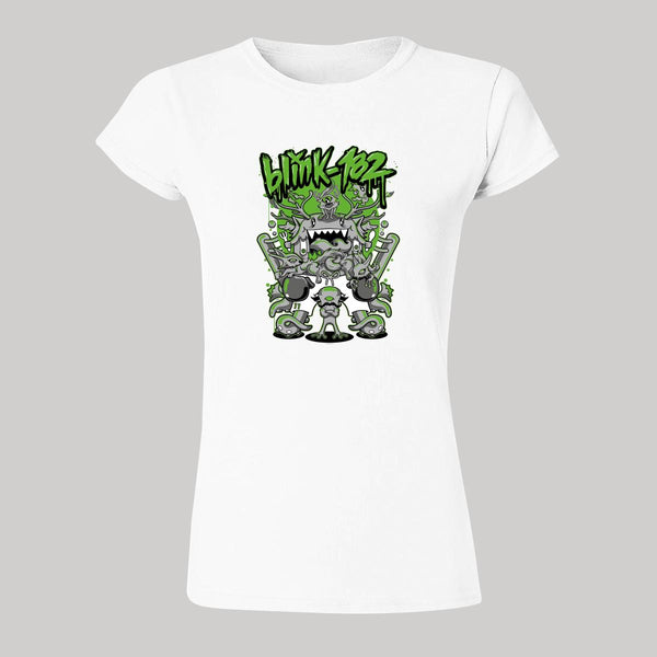 Playera Mujer Rock Blink-182 Ilustración Punk 871B