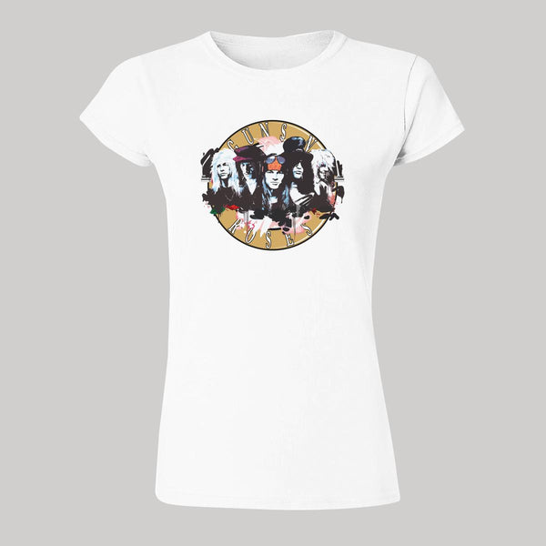 Playera Mujer Rock Guns N' Roses Logo Grupo 889B