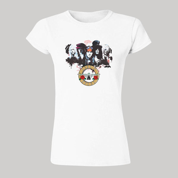 Playera Mujer Rock Guns N' Roses Grupo Logo 890B