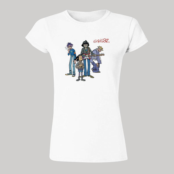 Playera Mujer Rock Gorillaz Póster 893B