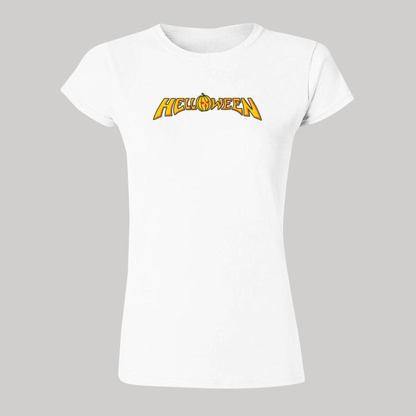 Playera Mujer Rock Helloween Logo 894B