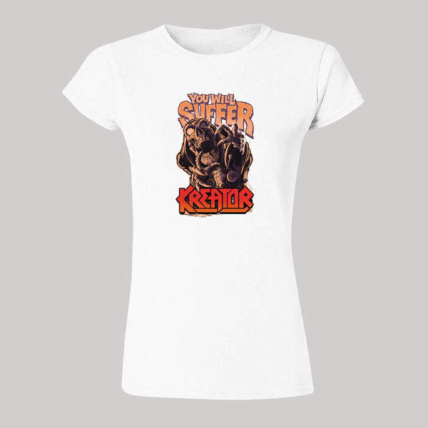 Playera Mujer Rock Kreator You will suffer 904B