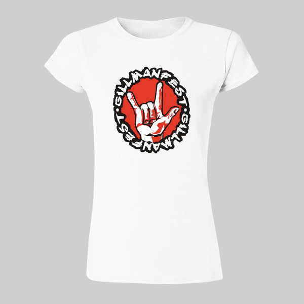 Playera Mujer Rock Gilmanfest Logo 909B