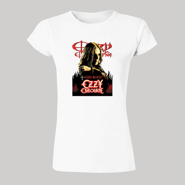 Playera Mujer Rock Ozzy Osbourne God bless 916B