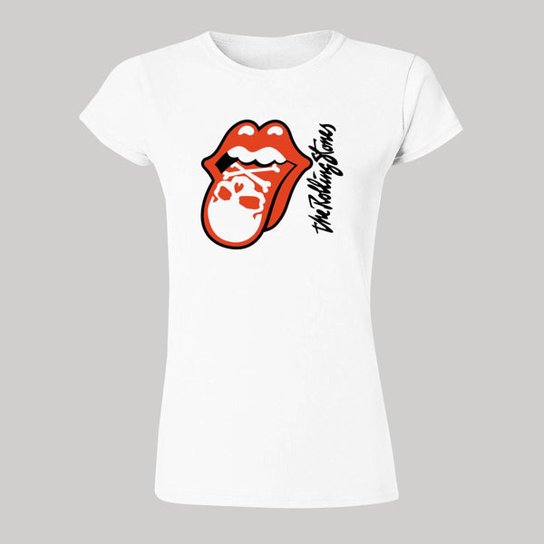 Playera Mujer Rock The Rolling Stones Logo Calavera 1003B