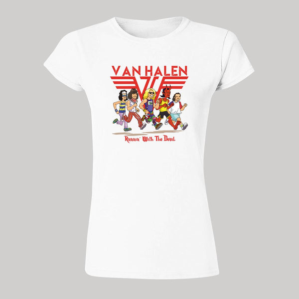 Playera Mujer Rock Van Halen Running with the devil 1005B