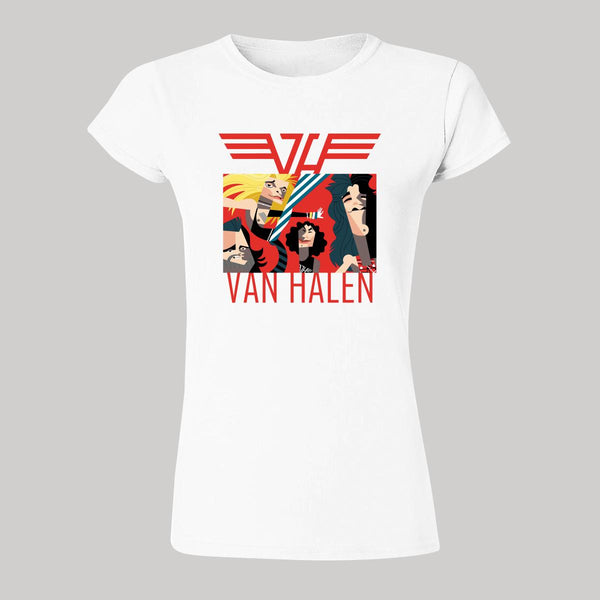 Playera Mujer Rock Van Halen Póster 1007B