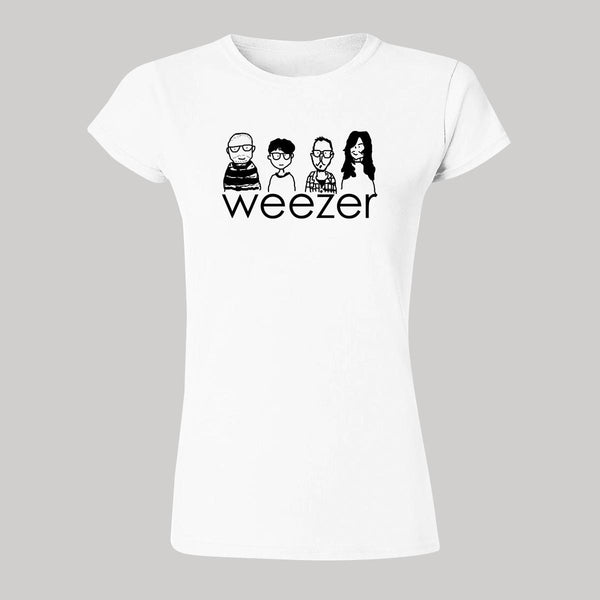 Playera Mujer Rock Weezer Cartoon 1010B