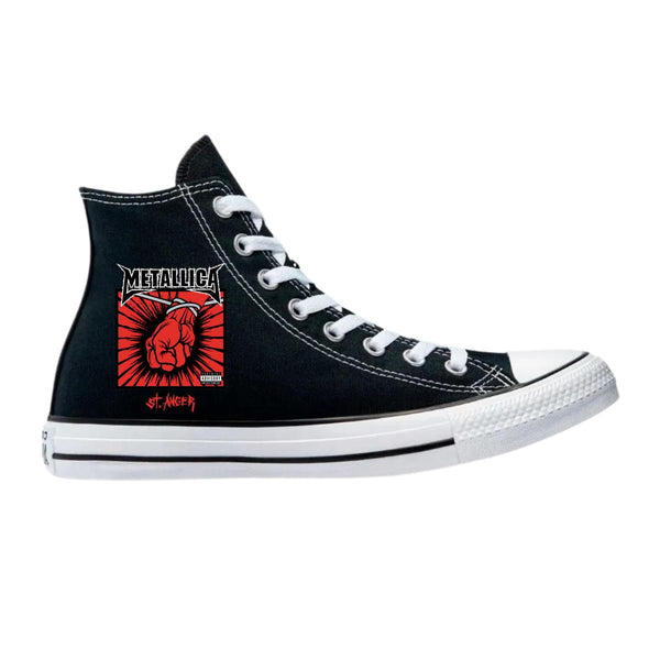 Tenis Converse Chuck Taylor All Star Bota Metallica AngerN