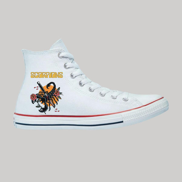 Tenis Converse Chuck Taylor All Star Bota Scorpions 618B