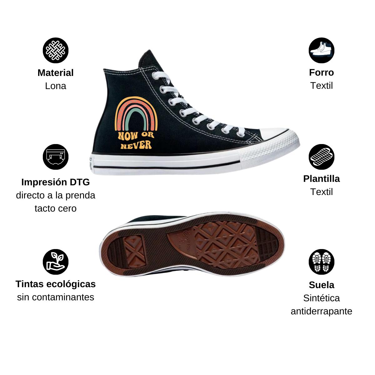 Tenis Converse Chuck Taylor All Star Bota Now or neverN Redberry