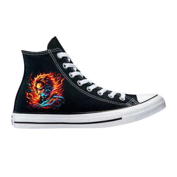 Tenis Converse Chuck Taylor All Star Bota Demon Slayer 1055N