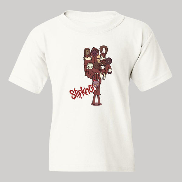 Playera Niño Niña Rock Slipknot Póster Máscaras 980