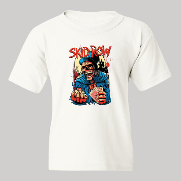 Playera Niño Niña Rock Skid Row Esqueleto 1015