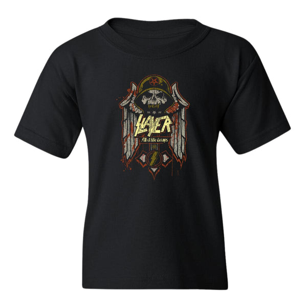 Playera Niño Niña Rock Slayer All of life decays 1016