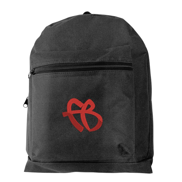 Mochila Escolar Fubu FB Rojo Bordado