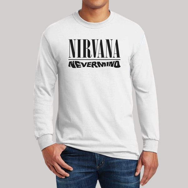 Playera Manga Larga Hombre Rock Nirvana Nevermind 728