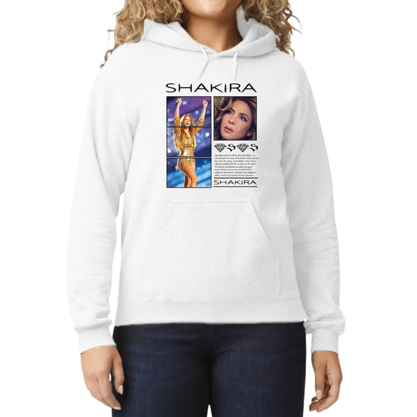 Sudadera Mujer Hoodie Shakira Reyna del Pop Latino