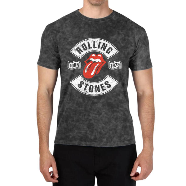 Playera Hombre M Wash Rock The Rolling Stones Tour 1978 619