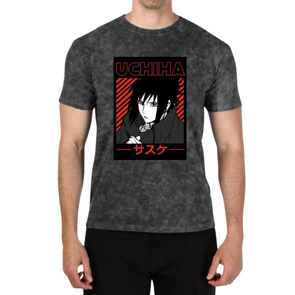 Playera Hombre M Wash Anime Naruto Sasuke Uchiha 589