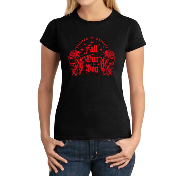 Playera Mujer Fall Out Boy Logo