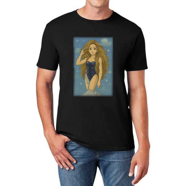Playera Hombre Shakira Las mujeres ya no lloran Ghibli